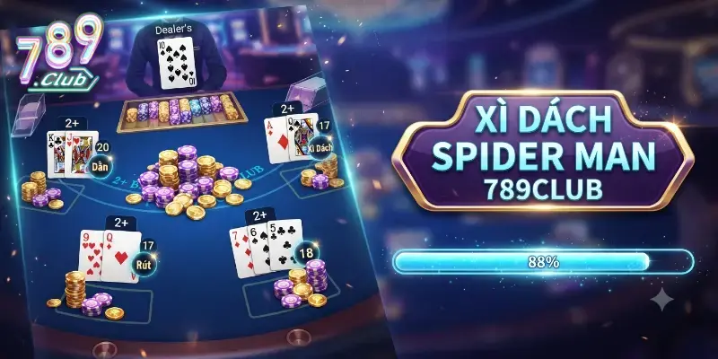 Xì dách Spider Man 789Club trải nghiệm phong cách mới lạ cực cuốn hút